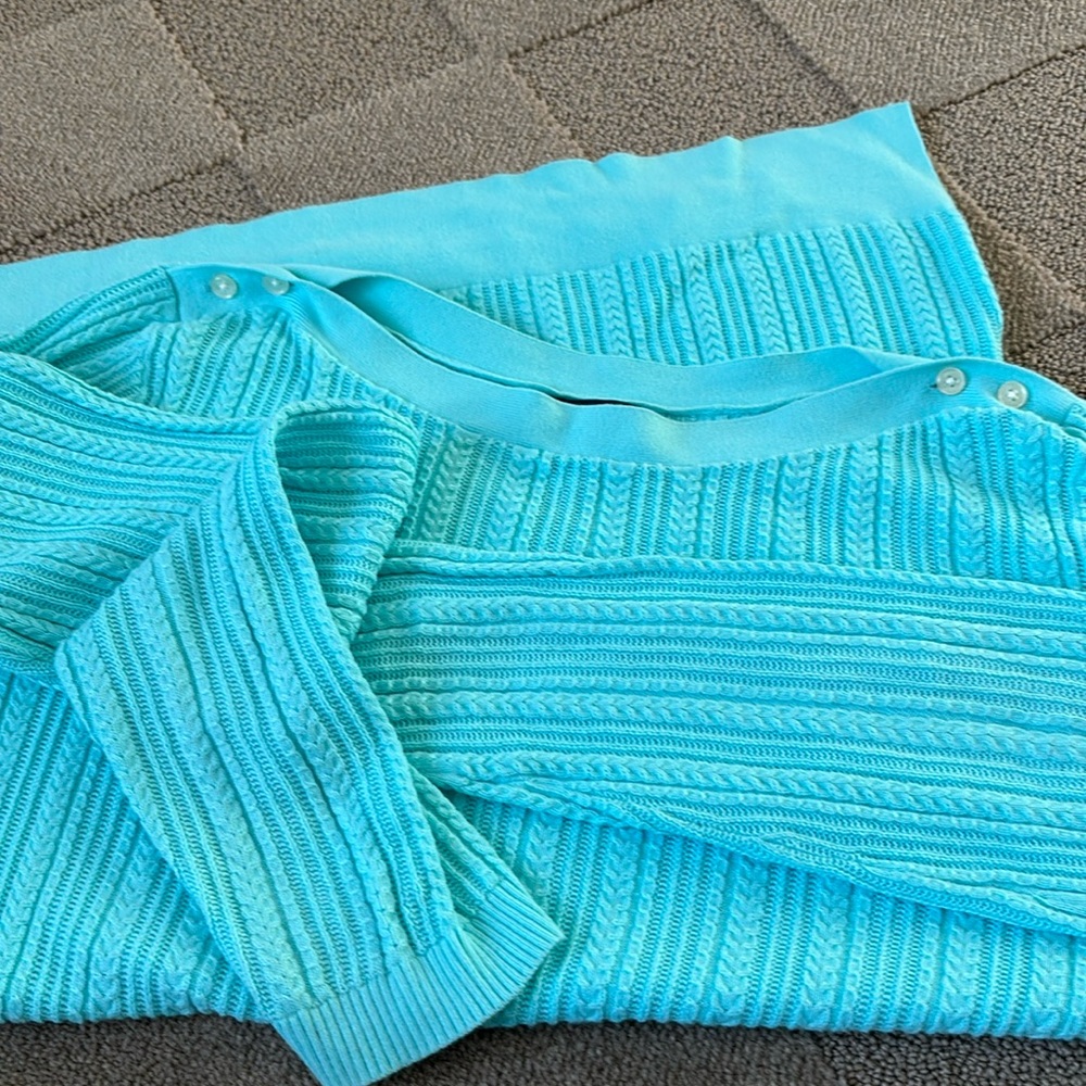Lands end Cotton tunic sweater